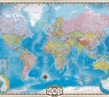 پازل یوروگرافیک - نقشه جهان