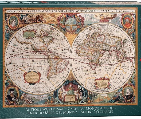 پازل یوروگرافیک - نقشه عتیقه جهان