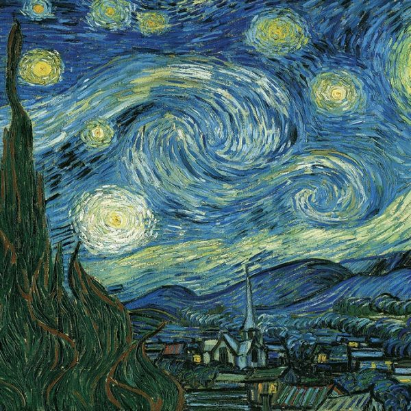 پازل یوروگرافیک - شب پر ستاره - اثر ونسان ون گوگ