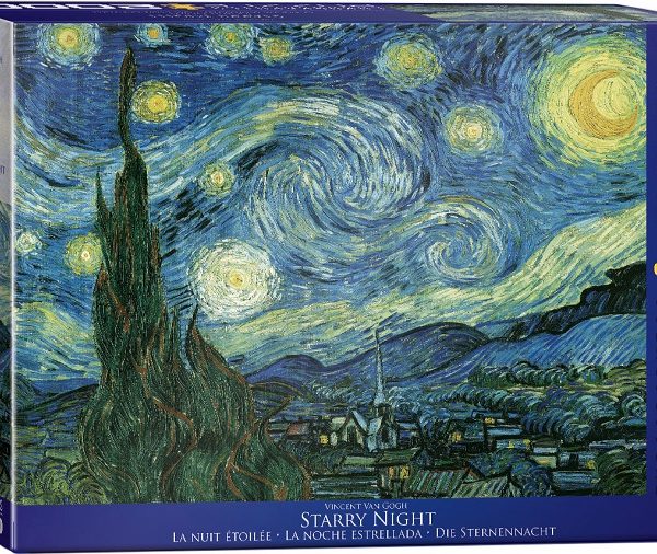 پازل یوروگرافیک - شب پر ستاره - اثر ونسان ون گوگ