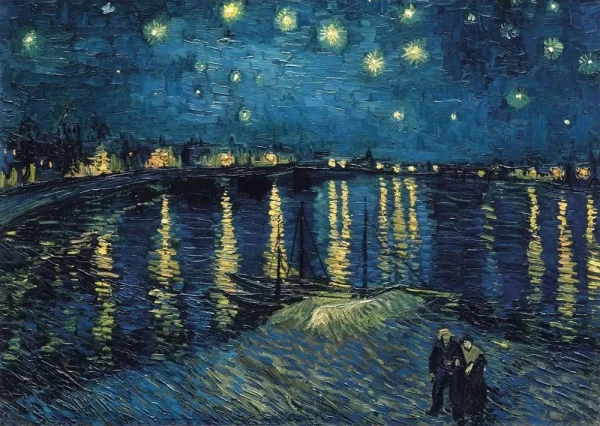 پازل راونزبرگر شب پرستاره برفراز رن