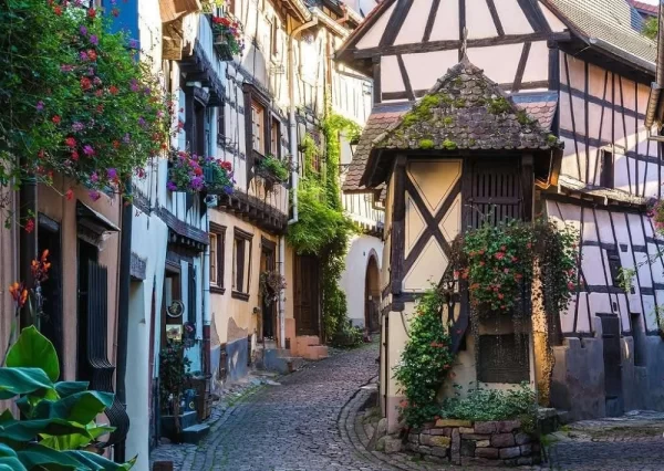 پازل راونزبرگر طرح دهکده Eguisheim