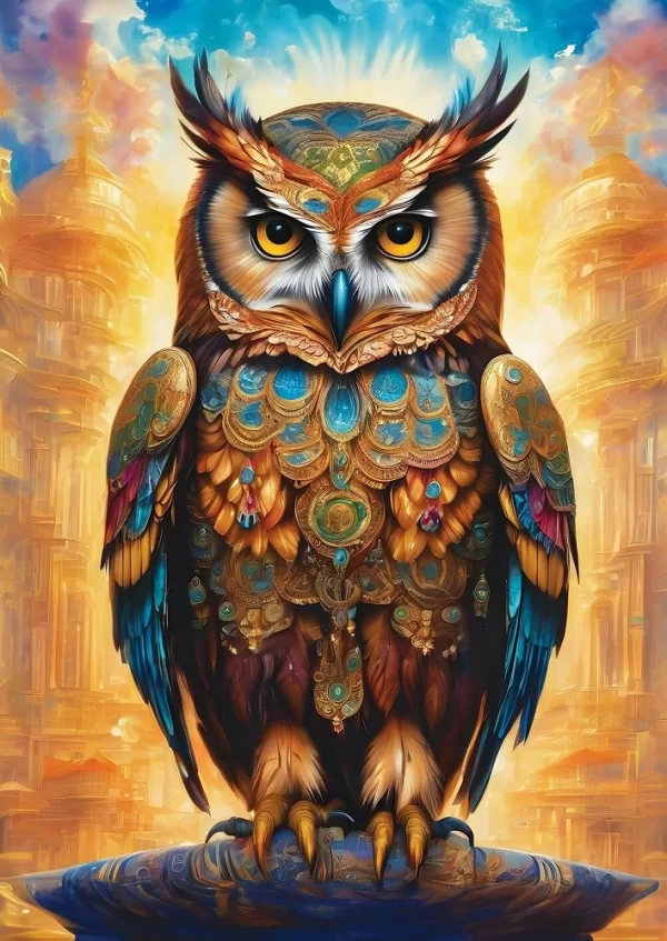 آرت پازل - جغد