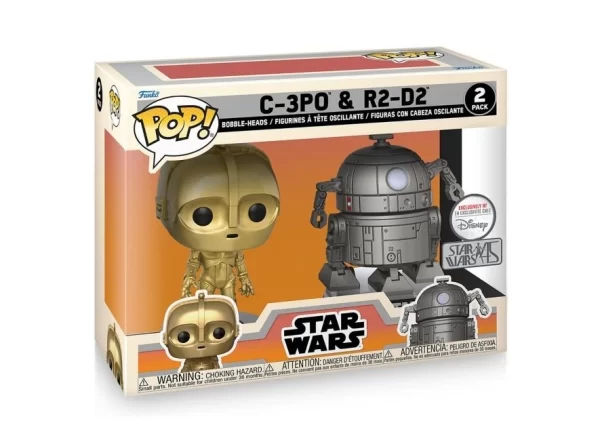 فانکو پاپ ست 2 عددی فیگورهای C-3PO & R2-D2 جنگ ستارگان
